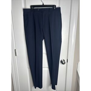 Lauren Ralph Lauren Pants Mens‎ 33x32 Navy Blue Dress Slacks Flat Front Trousers
